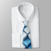 🔳光の錯覚ブロック ネクタイ (タイ)