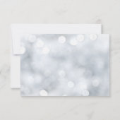 光の雪のきらきらスパークルズのレセプションへの招待 招待状 (裏面)