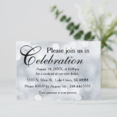 光の雪 輝き スパークル 披露宴 招待 招待状 (スタンド正面)