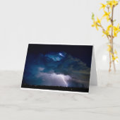 光の雲。稲妻打撃大きい石数 カード (黄色い花)