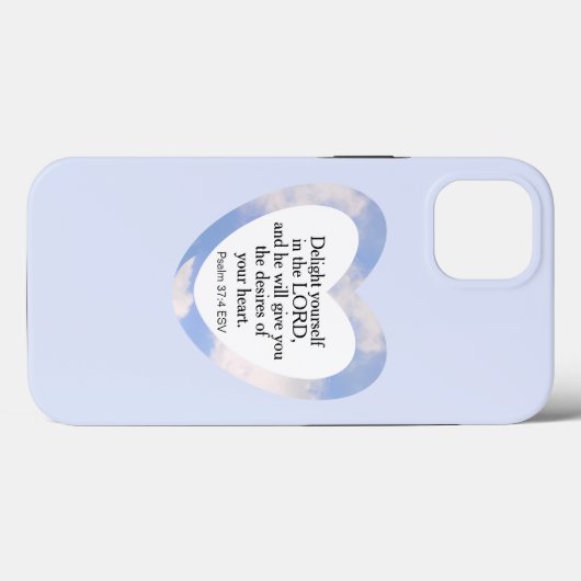 光の青い聖書の聖句を励まし、元気づける Case-Mate iPhoneケース (裏面 (横))