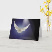 光の飛んでいるビームを通る カード (黄色い花)