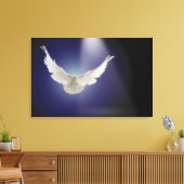 光の飛んでいるビームを通る キャンバスプリント (インサイチュ (リビング))