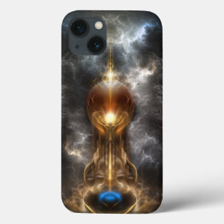 光のOrbフラクタルアートiPadかろうじてケース iPhone 13ケース