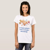 光のT型に戻る Tシャツ (正面フル)