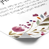 光はバーボンディの花の追悼を残す ポスター (角)