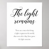 光は記念モダンの結婚跡 ポスター (正面)