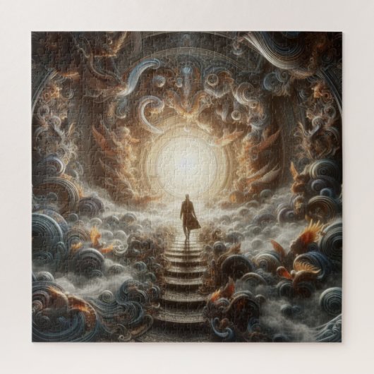 光への昇天 ジグソーパズル (縦)