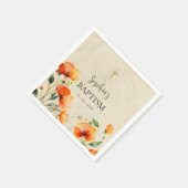 光り輝く人生の正統派キリスト教バプテスマ スタンダードカクテルナプキン (角)