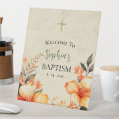 光り輝く人生の正統派キリスト教バプテスマ 台座サイン (インサイチュ)