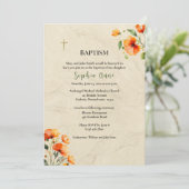 光り輝く人生の正統派キリスト教バプテスマ 招待状 (スタンド正面)