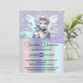 光り輝く妖精の魔法のスパークル キンセアニエラ 招待状 (スタンド正面)