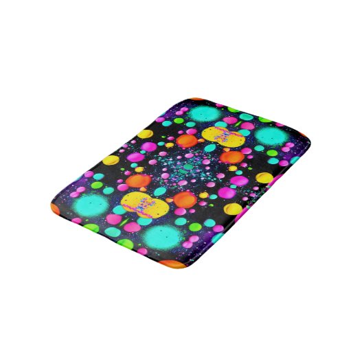光り輝く抽象芸術 バスマット (アングル)