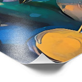 光り輝く蓮の花 フォトプリント            (角)