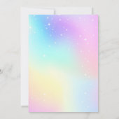 光るイースターエッグの宝探しパーティー招待状 招待状 (裏面)