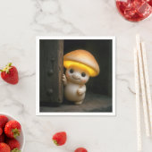 光るキノコのマンチキン スタンダードカクテルナプキン (インサイチュ)