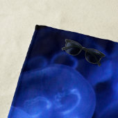 光るクラゲ ビーチタオル (インサイチュ)