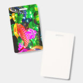 光るコイ バッジ (正面＆裏面)