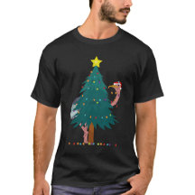 光るダチョウ 楽しいクリスマス