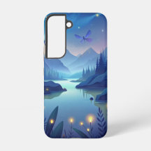 光るトンボの湖 Samsung Galaxy カバー