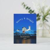 光るナブルメリーハウス シーズンポストカード (スタンド正面)