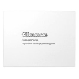 光るノート ノートパッド