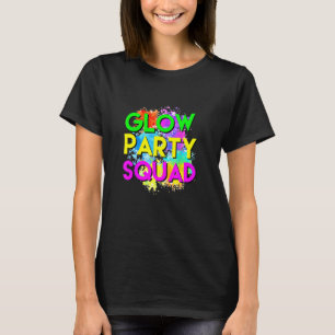 光るパーティースクワッド ハロウィンコスチューム Tシャツ