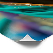 光るペーパークラフトポートレート ポスター (コーナー)