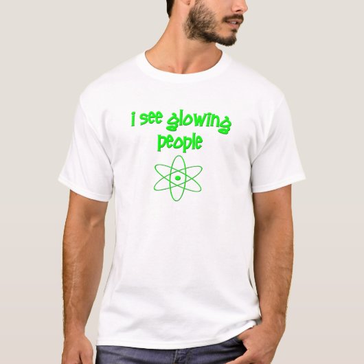 光る人々を見る Tシャツ (正面)