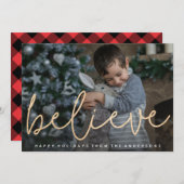 光る信じフォトカード シーズンカード (正面/裏面)