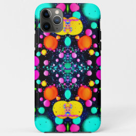 光る抽象芸術 iPhone 11 PRO MAXケース