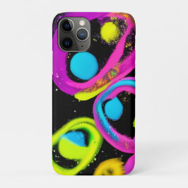 光る抽象芸術 iPhone 11 PROケース