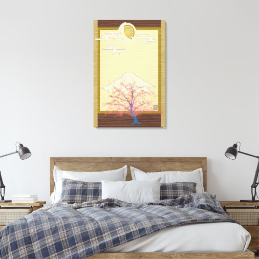 光る木 キャンバスプリント (インサイチュ (寝室))