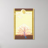 光る木 キャンバスプリント (正面)