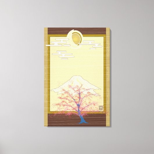 光る木 キャンバスプリント (正面)