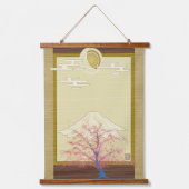 光る木 吊り下げ型タペストリー (正面)