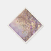 光る森のナプキン スタンダードカクテルナプキン (角)