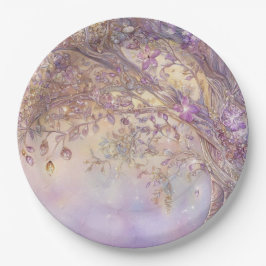 光る森のナプキン ペーパープレート