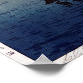 光る海キラキラ海、吉田博、ウッドカット ポスター (角)