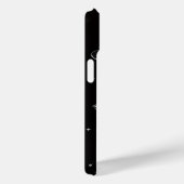 光る白蝶 ブラックiPhoneケース Case-Mate iPhoneケース (裏面 / 右)