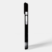 光る白蝶 ブラックiPhoneケース Case-Mate iPhoneケース (裏面 / 左)
