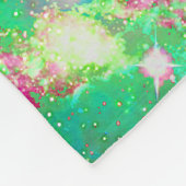 光る禅ロータス フリースブランケット (角)