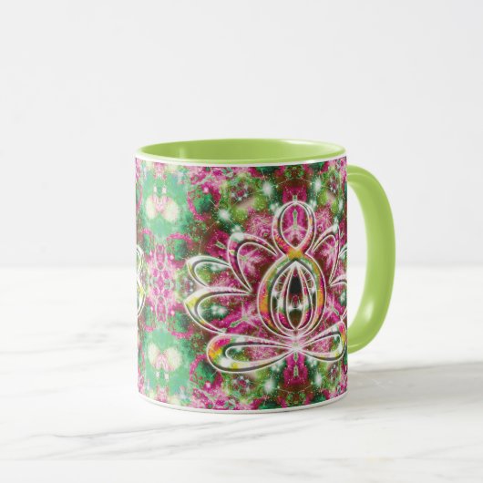 光る禅ロータス マグカップ (正面右)