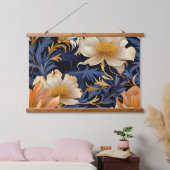 光る童話の庭園植物学 吊り下げ型タペストリー (寝室)