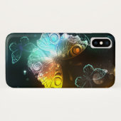 光る蝶と蝶 Case-Mate iPhoneケース (裏面(横))
