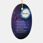 光る蝶の中に セラミックオーナメント (右)