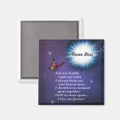 光る蝶の中に マグネット (正面/裏面)