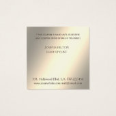 光る輝エレガントく髪の割引カード (裏面)