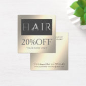 光る輝エレガントく髪の割引カード (デスク)