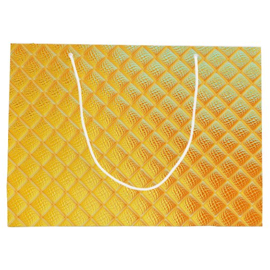 光る金プレート ラージペーパーバッグ (裏面)